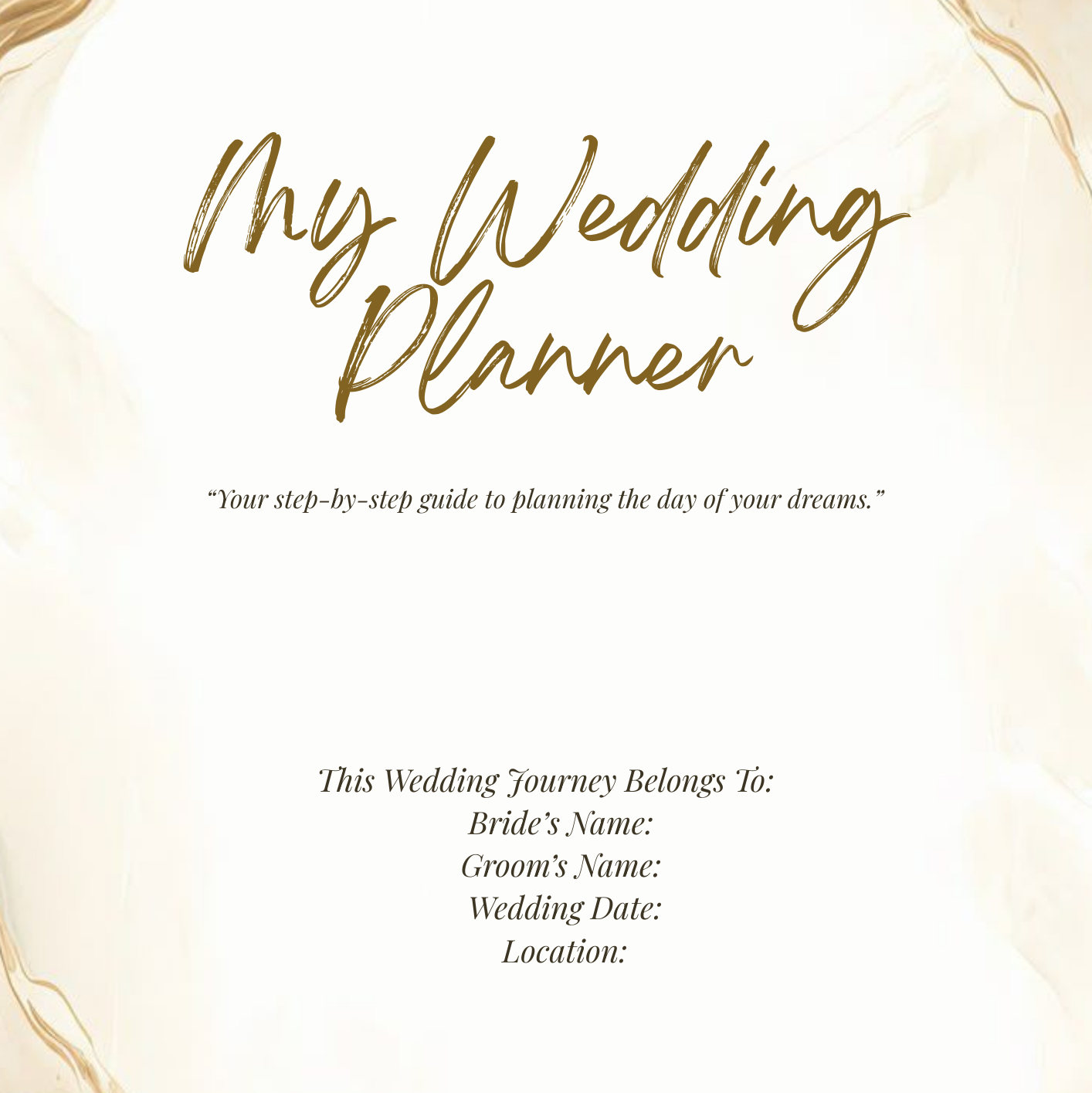 My Wedding Planner