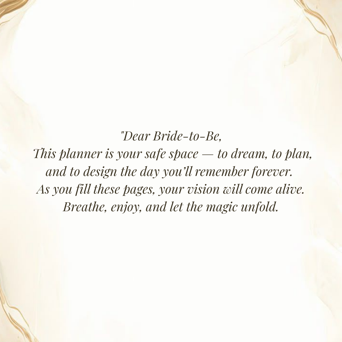 My Wedding Planner