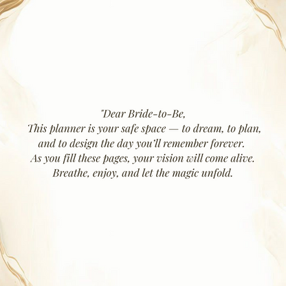 My Wedding Planner